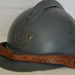 CASQUE ADRIAN M. 1915 OFFICIER DE CHASSEUR ALPIN-FRENCH OFFICER HUNTER ALPIN HELMET 1&deg;WW