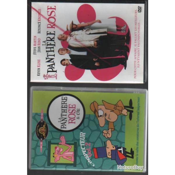 la panthre rose , inspecteur clouzot film et dessins anims lot 2 dvd