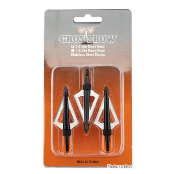 BLISTER DE 3 POINTES DE CHASSE SHOOT AGAIN