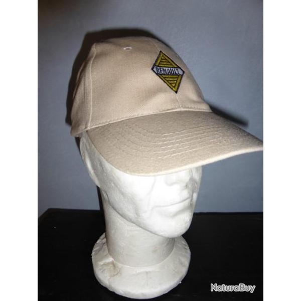 Casquette beige RENAULT vieux logo r�gie billancourt losange r4 r5 r8 gordini 4L R4