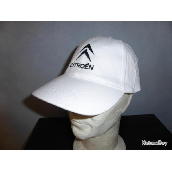 Casquette blanche  CITROEN Vieux Chevrons ( DS MEHARI TRACTION AMI 2CV DYANE )