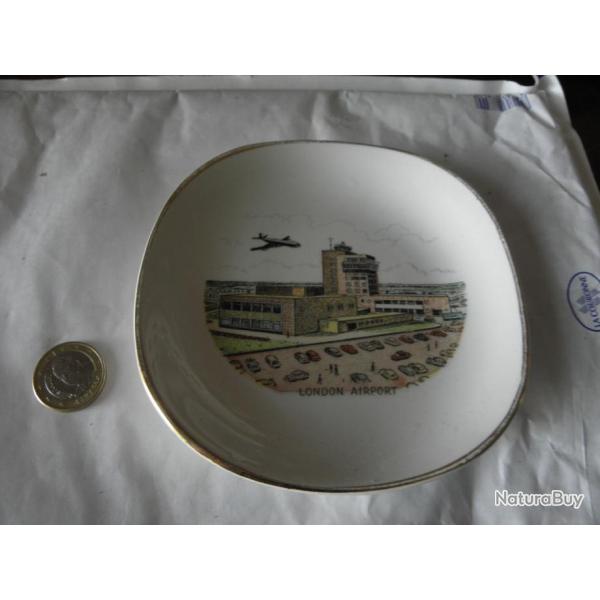 vintage cendrier vide poche london airport