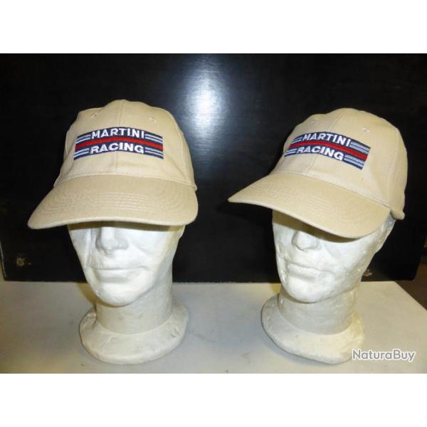 casquette MARTINI RACING beige ( 911 356 964 993 996 997 935 CARRERA RS FUCH LANCIA