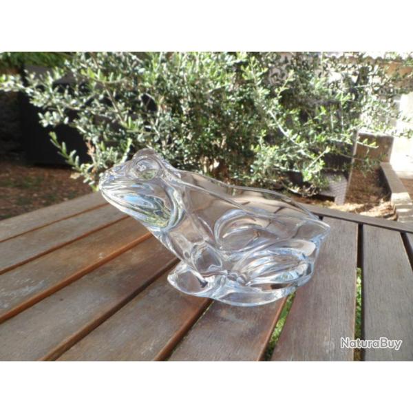 Grenouille vide poche en Cristal