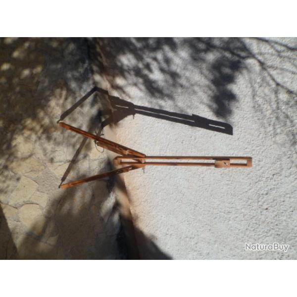 Superbe chevalet pliant bois et cuir