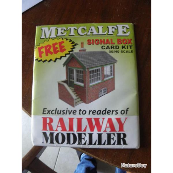 mod�le en carton cabane  signalisation ferroviaire OO/HO