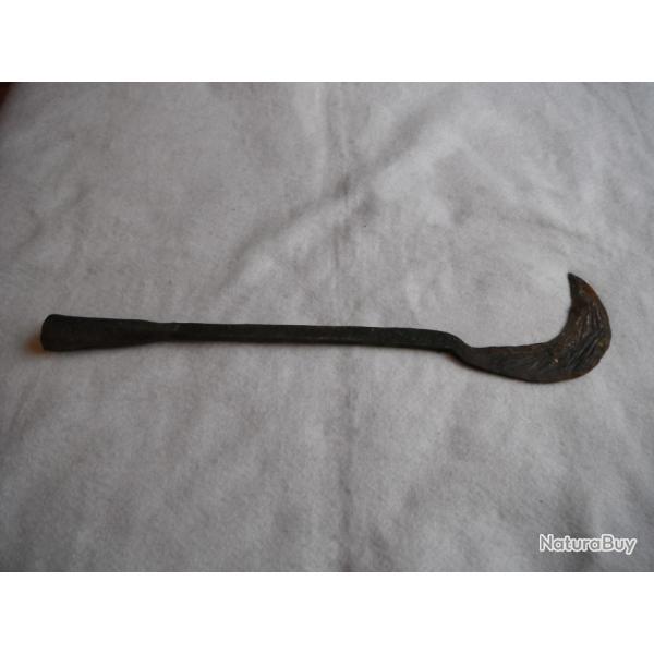 Ancienne arme de lancer Africain Afrique d�but 1900 Serpe Matakam