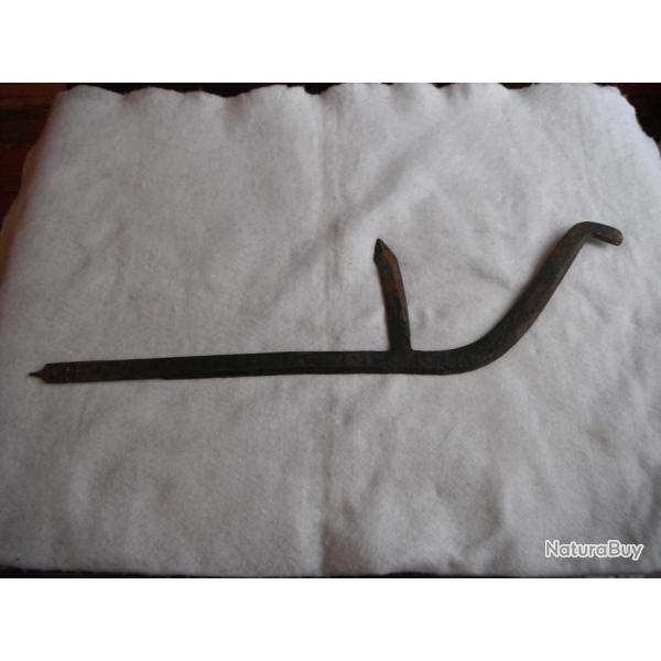 Ancienne arme couteau de lancer LAKA Africain Afrique poque dbut 1900