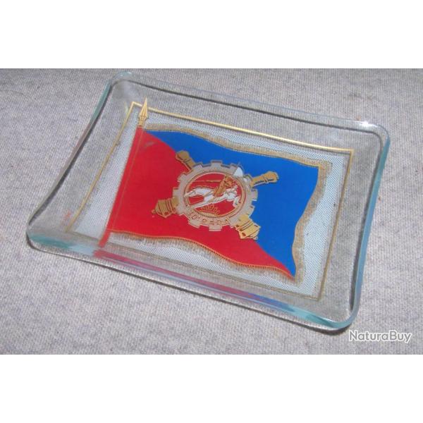 Cendrier verre : insigne 30� RADA