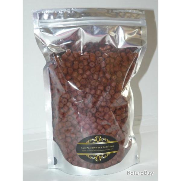 Pellet red halibut 8mm trou� 1kg