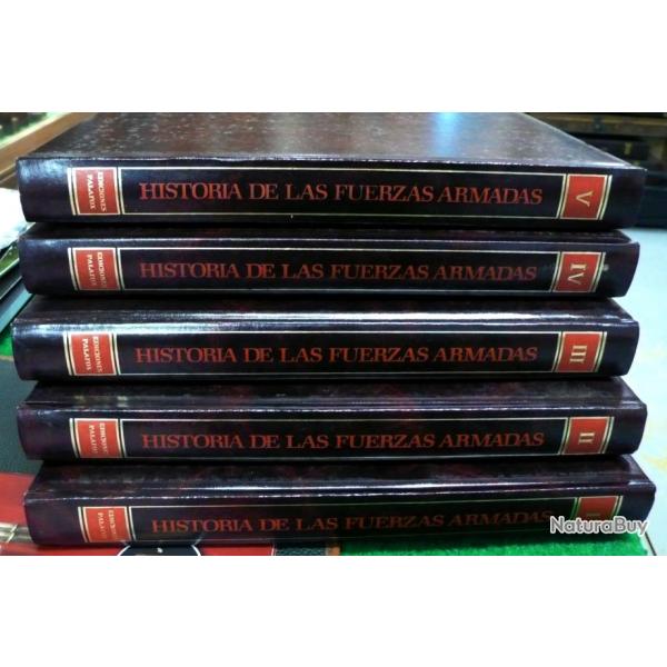 Histoire de l'Arm�e Espagnole en 5 tomes