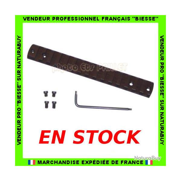 Rail de montage fixe PICATINNY 21 mm AVEC VIS sp�cifique pour REMINGTON 700 Action Longue