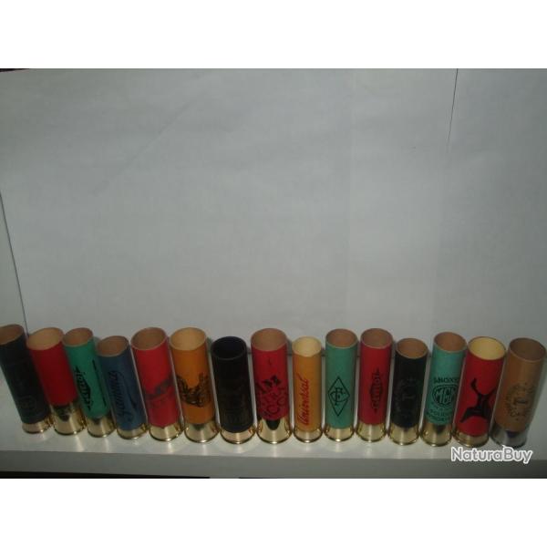 SUPERBE LOT DE 15 DOUILLES ANCIENNES JAMAIS CHARGEES  POUR COLLECTIONNEURS N6