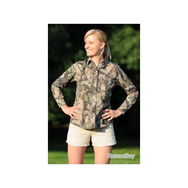 Belle chemise manches longues femme