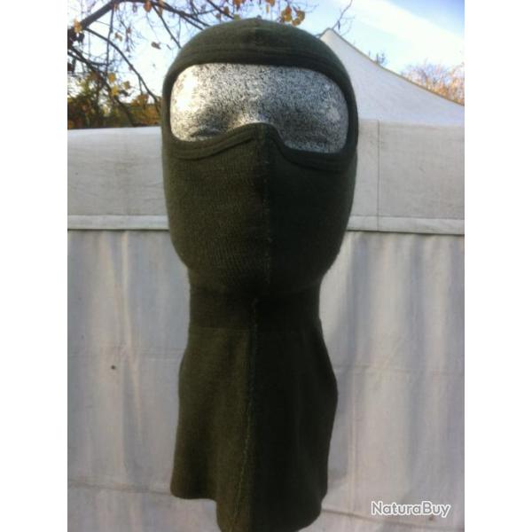 cagoule laine verte arm�e Belge taille unique
