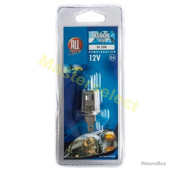 2x AMPOULE DE PHARE FEUX 12V H1 55W XENON BLANC POUR VOITURE HOMOLOGUE PAS CHER