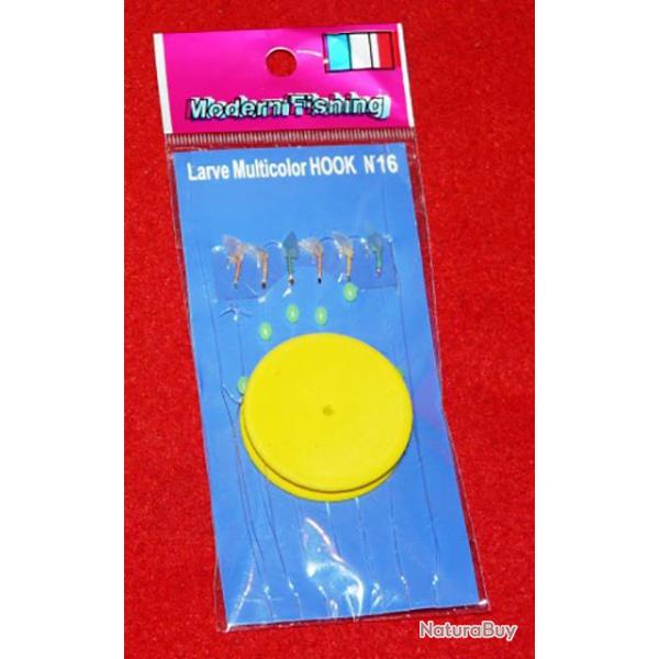 Train de larves multicolores - hameon n16