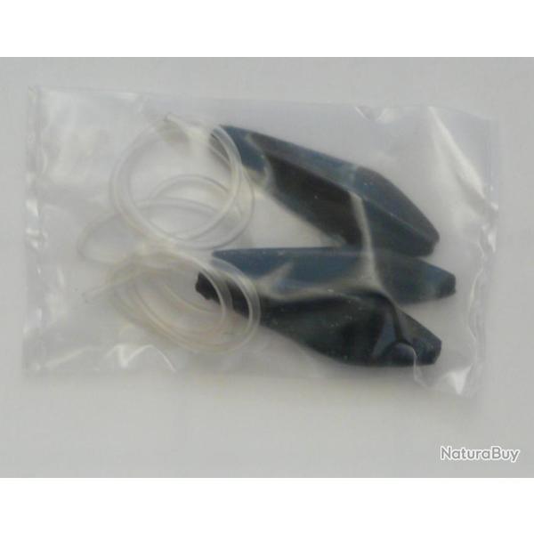 Plomb carpleader avec tube souple 90gr - lot de 3