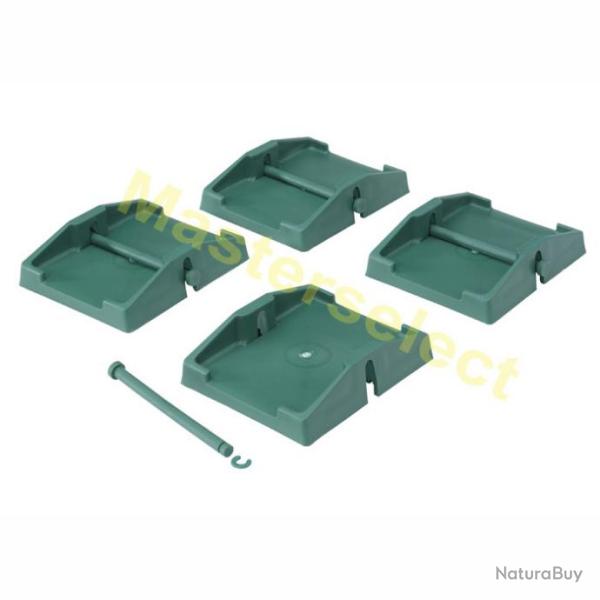4 Cales Stabilisateur De Sol Pour Pied Tente Mobilier Auvent De Camping Pas Cher