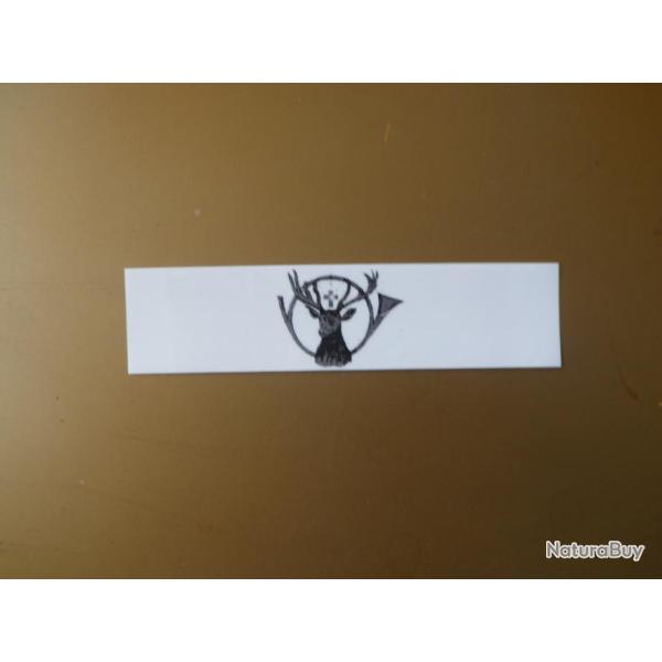 Autocollant St Hubert Protecteur des Chasseurs