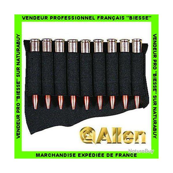 Cartouchiere de crosse ALLEN 9 balles pour carabine (tout calibre). SUPER TARIF !!