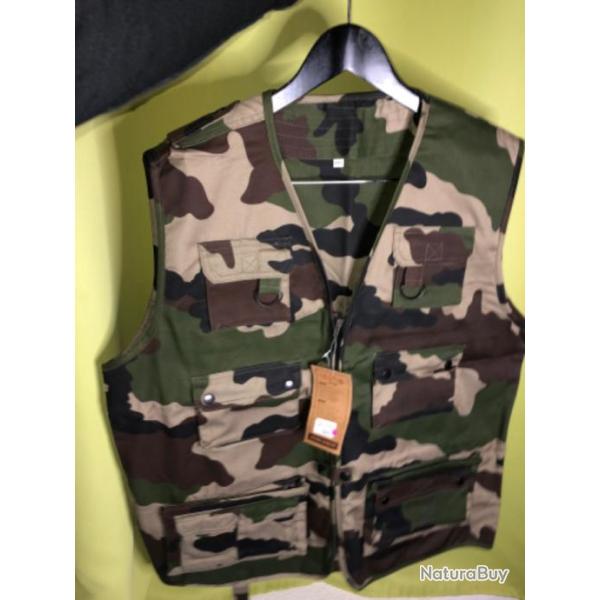Gilet Reporter CAMO CE Taille 2XL - C2-23625XXL