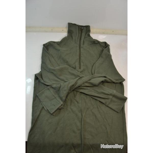 Sous pull/ sous-v�tement  arm�e Fran�aise, id�al chasse, p�ch�, paintball