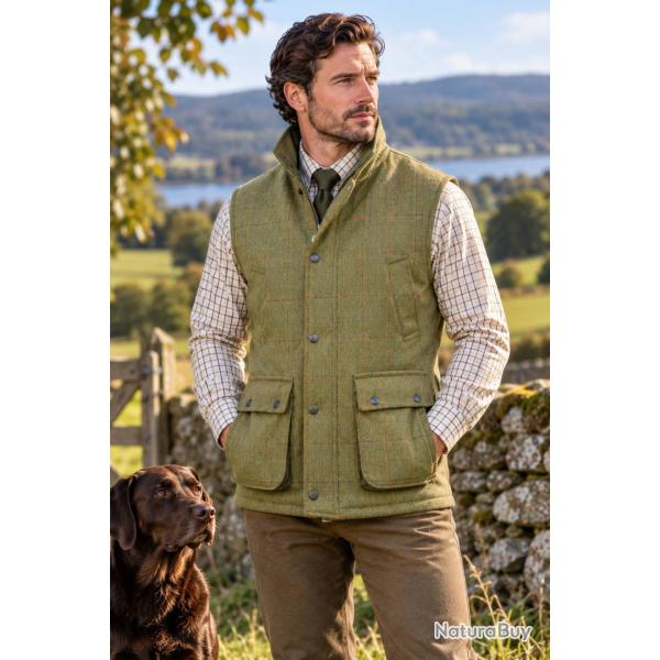 Gilet Tweed Homme Light