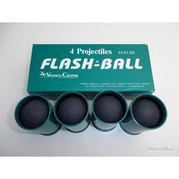 Boite de 4 Cartouches Cal 44/83 pour Flash Ball