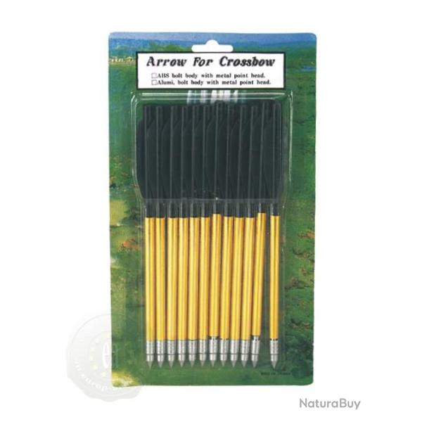 Blister  de  12  FLECHES  pour  Pistolet  Arbal�te  CF 115 - 101