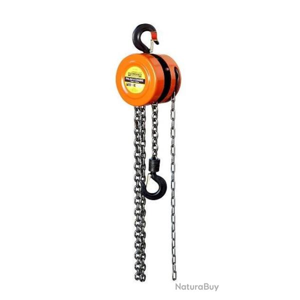 Outifrance - Palan � Cha�ne capacit� 1000 Kg 3 m - 1660499 OUTIFRANCE