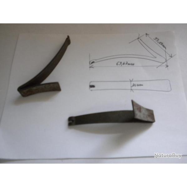 VENDU PAR CUIRASSIER11 RESSORT DE PLATINE DE FUSIL DE CHASSE ANCIEN DROIT / GAUCHE  N� 2