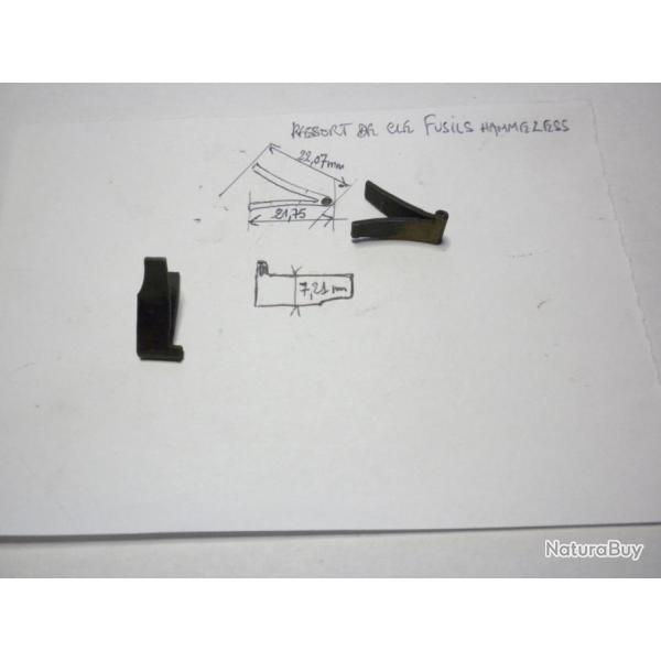 VENDU PAR CUIRASSIER11 RESSORT DE CLE DE FUSILS JUXTAPOSES HAMMERLES N 2