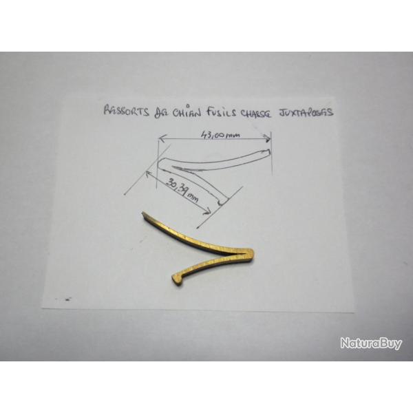 VENDU PAR CUIRASSIER11 RESSORT DE CHIEN DE FUSILS JUXTAPOSES