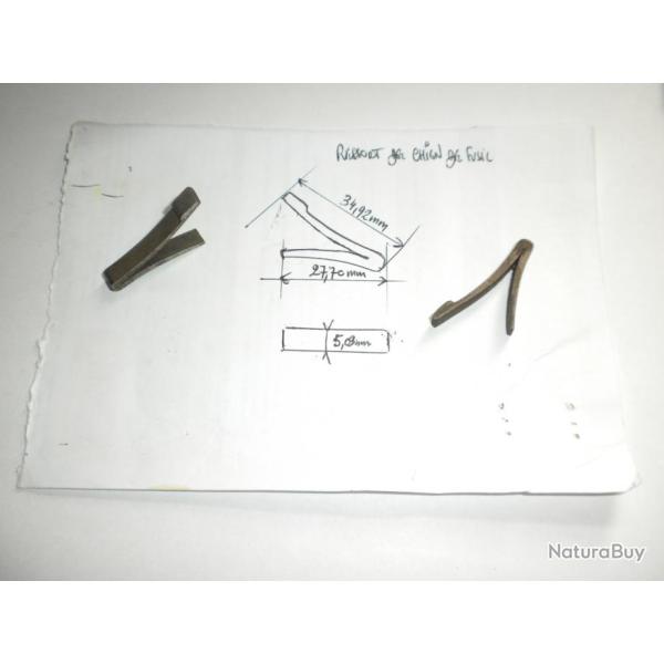 VENDU PAR CUIRASSIER11 RESSORT DE CHIEN DE FUSILS  N� 1