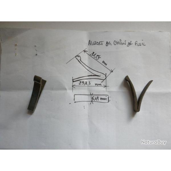 VENDU PAR CUIRASSIER11 RESSORT DE CHIEN DE FUSILS  N� 2