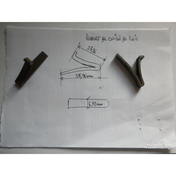 VENDU PAR CUIRASSIER11 RESSORT DE CHIEN DE FUSILS  N� 3