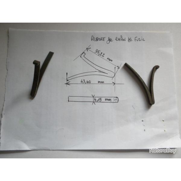 VENDU PAR CUIRASSIER11 RESSORT DE CHIEN DE FUSIL N�4