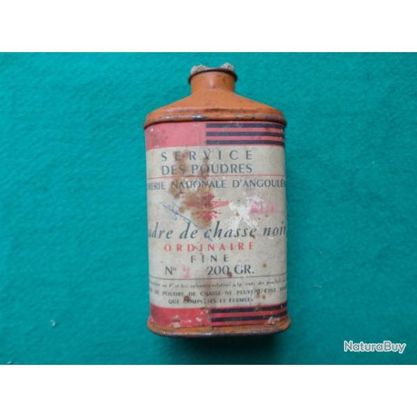 Bidon de poudre noire de collection (vide)