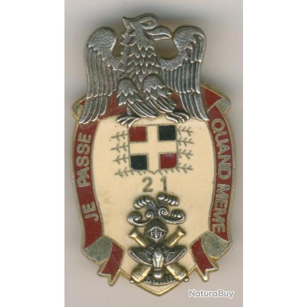 Insigne 21�me R�giment d'Infanterie � Canjuers