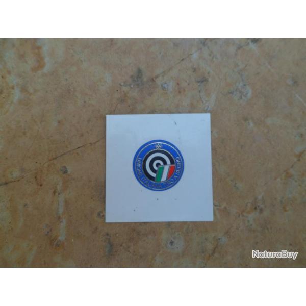 Magnifique autocollant Olympique "Unione Italiana Tiro a Segno" import Italie ref 2