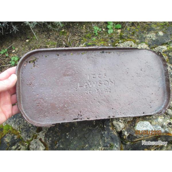 fond de jerrican us ww2 1942 (vide poche ou d�coration)