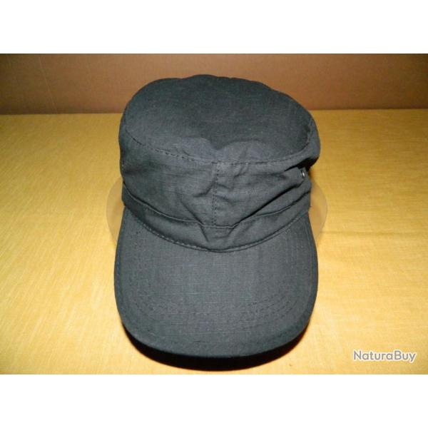 Casquette City Guard type militaire noire