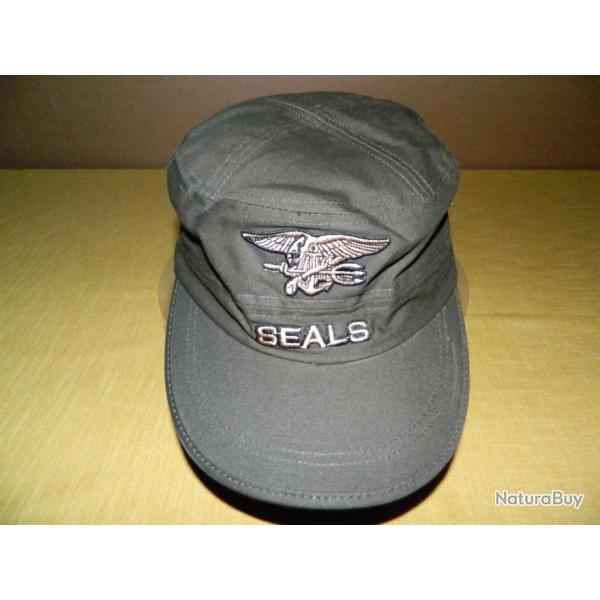 Casquette Miltec type militaire "Navy Seals" couleur kaki