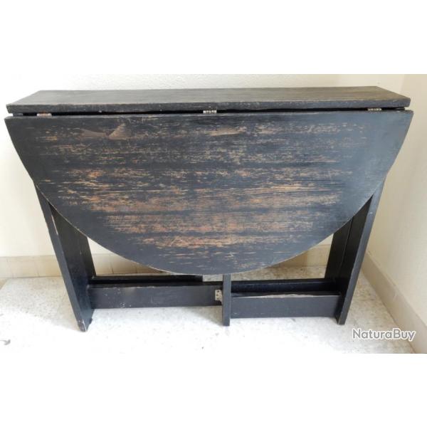 Table ovale pliante  console