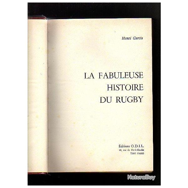 La fabuleuse histoire du rugby , dition simple