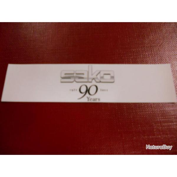 Autocollant SAKO 1921 - 2011 90 Years