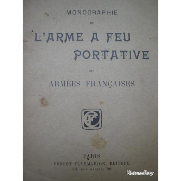 l arme a feu portative de MAURICE BOTTET
