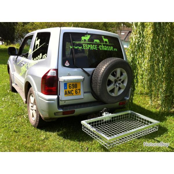 Grille de transport avec attache rapide basculante sur la boule