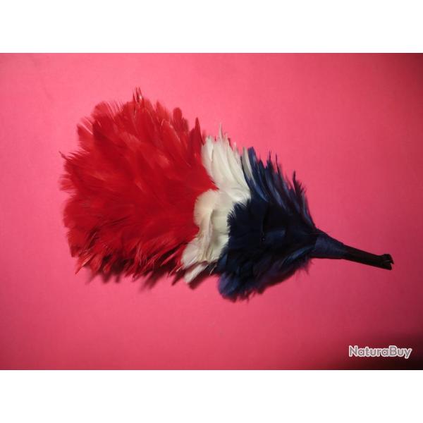 Plumet  tricolore pour casque de Gendarme, vers 1880-1914